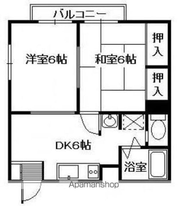 ジュネス奥田Ⅲの間取り