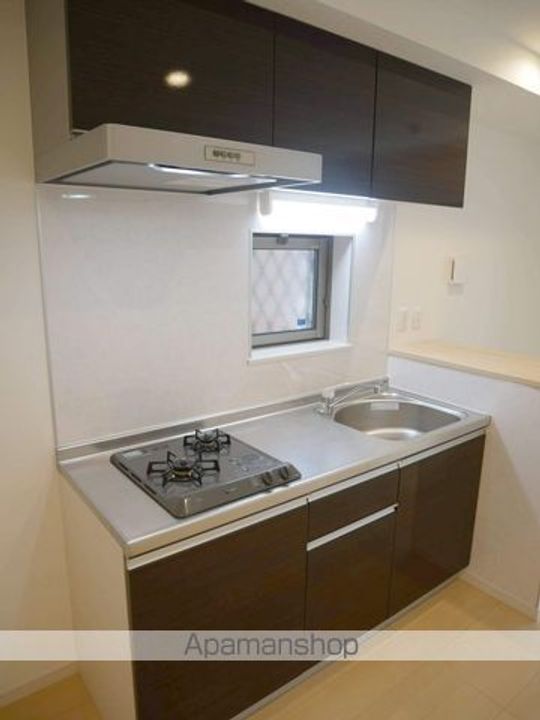 大阪府堺市堺区甲斐町西3丁の賃貸アパートのキッチン