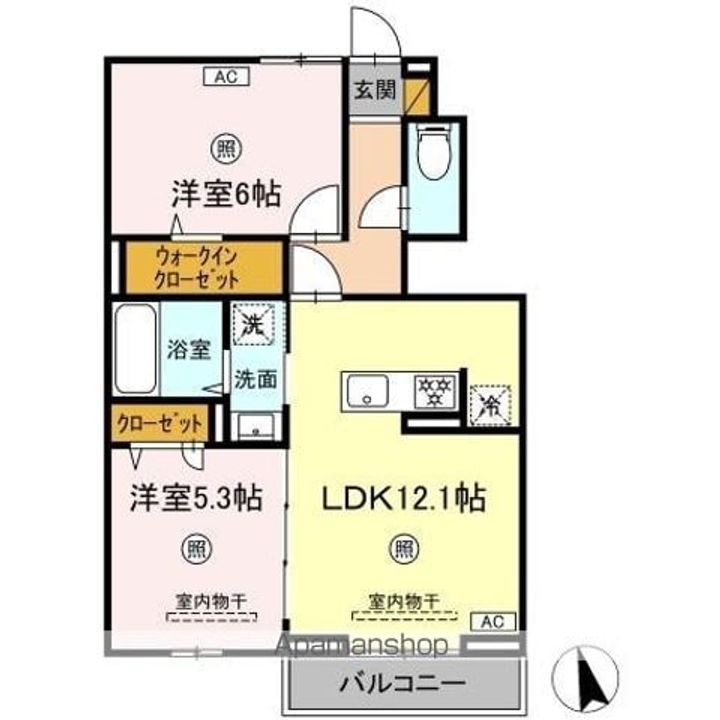 グランディオ Aの間取り