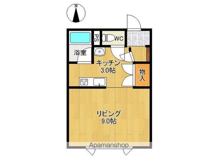 カーサ・チロット1F5の間取り