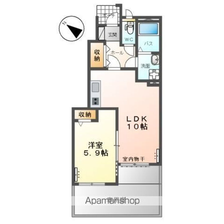 サニーハイツⅢの間取り