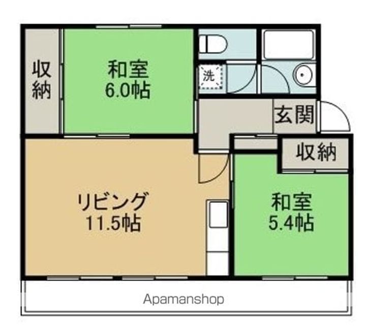 キャメルハイツ503の間取り
