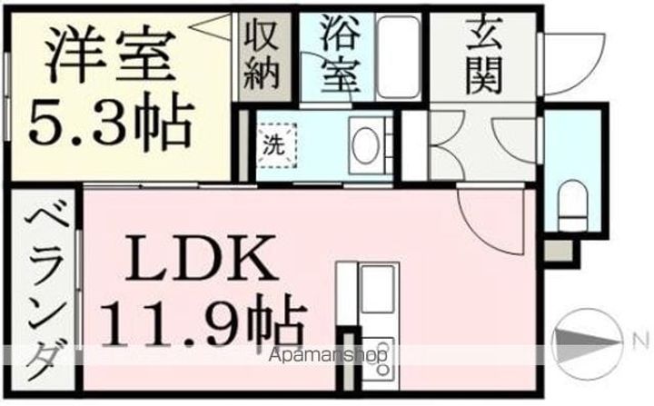 シャーメゾンHY202の間取り