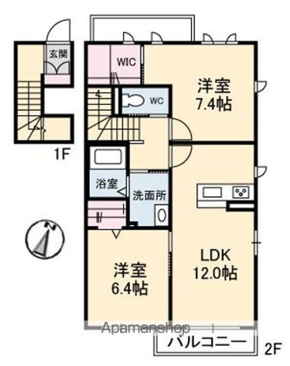 クオリスタ Kの間取り