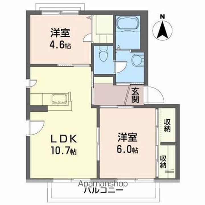 サラームB202の間取り