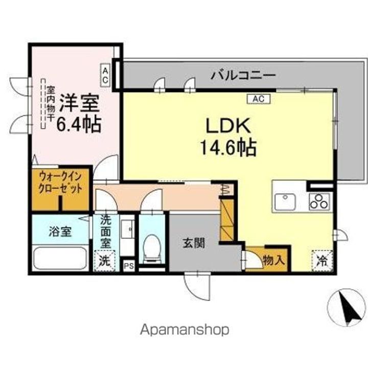 D’S LIEN (ディーズリアン) Eの間取り