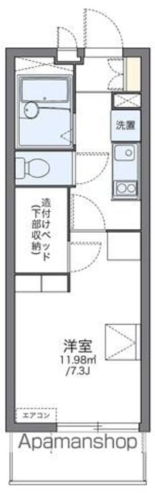 大阪府堺市北区百舌鳥西之町2丁の賃貸マンションの間取り