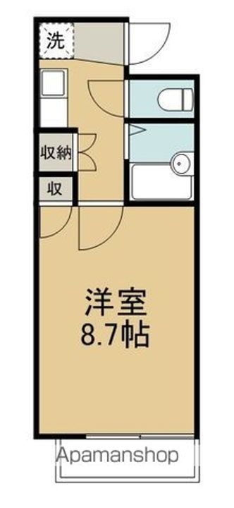 宮城県仙台市太白区萩ケ丘の賃貸アパートの間取り