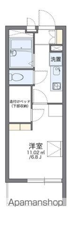 レオパレスみどりⅢの間取り