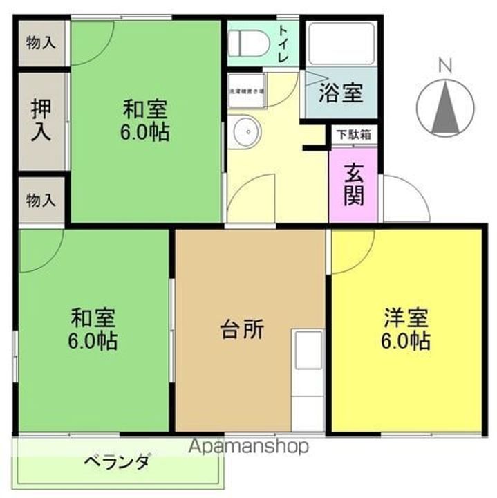 ビーハイヴ202の間取り