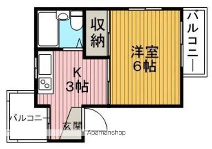 サングレース八王寺NO.3の間取り