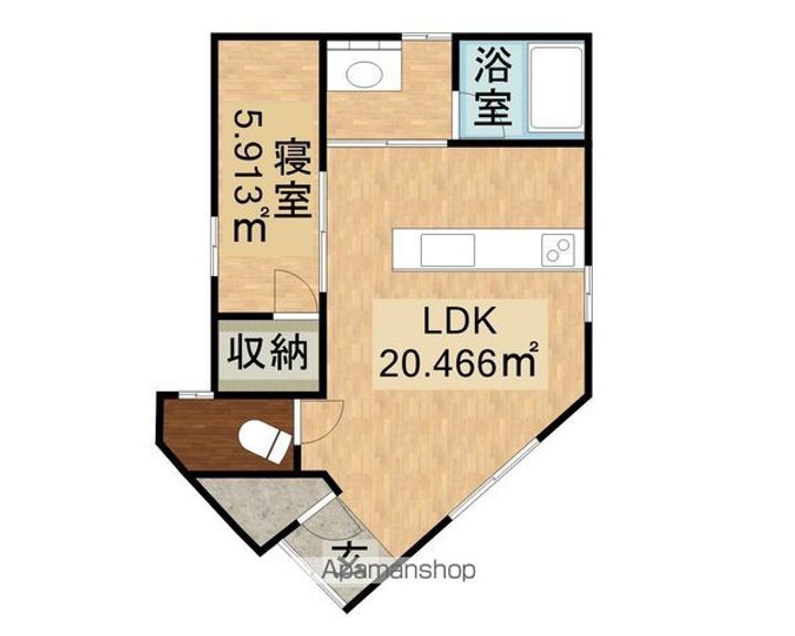 新潟県新潟市中央区京王1丁目(一戸建)の賃貸物件戸建ての間取り