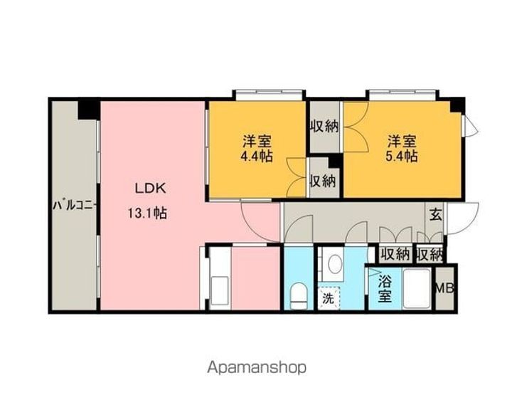 中ノ坂レジデンスの間取り