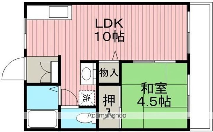 典正橋ハイツの間取り