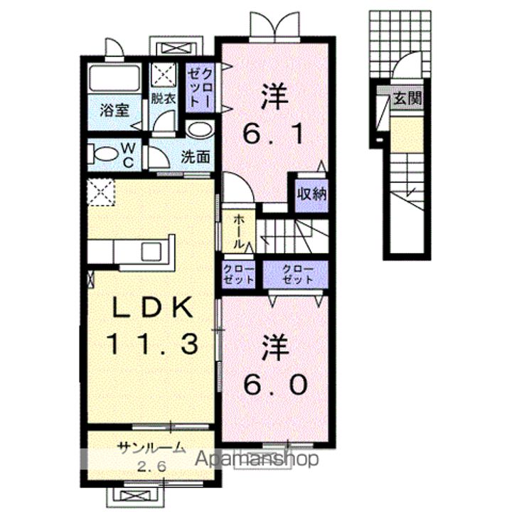 ベレッツァの間取り