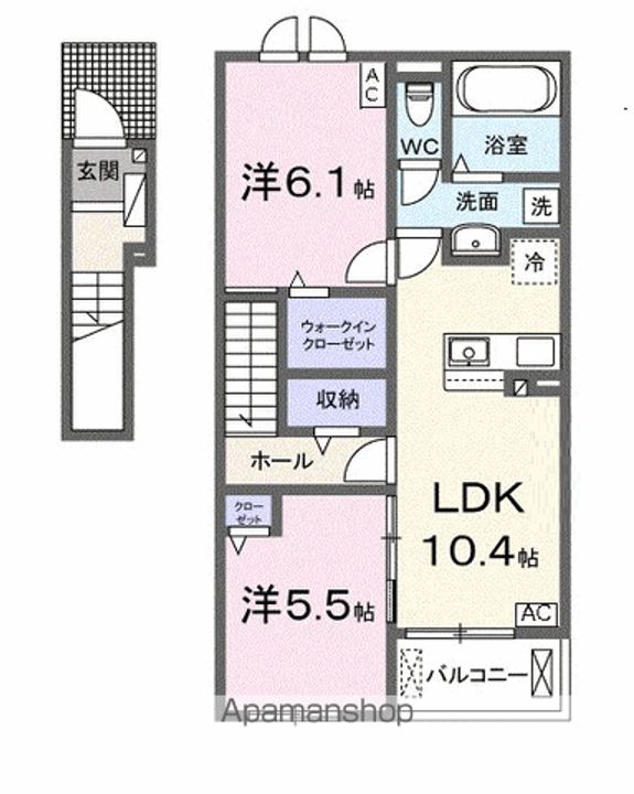 リーフⅡの間取り
