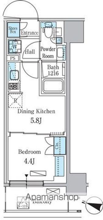 パークアクシス板橋本町ステーションゲートの間取り