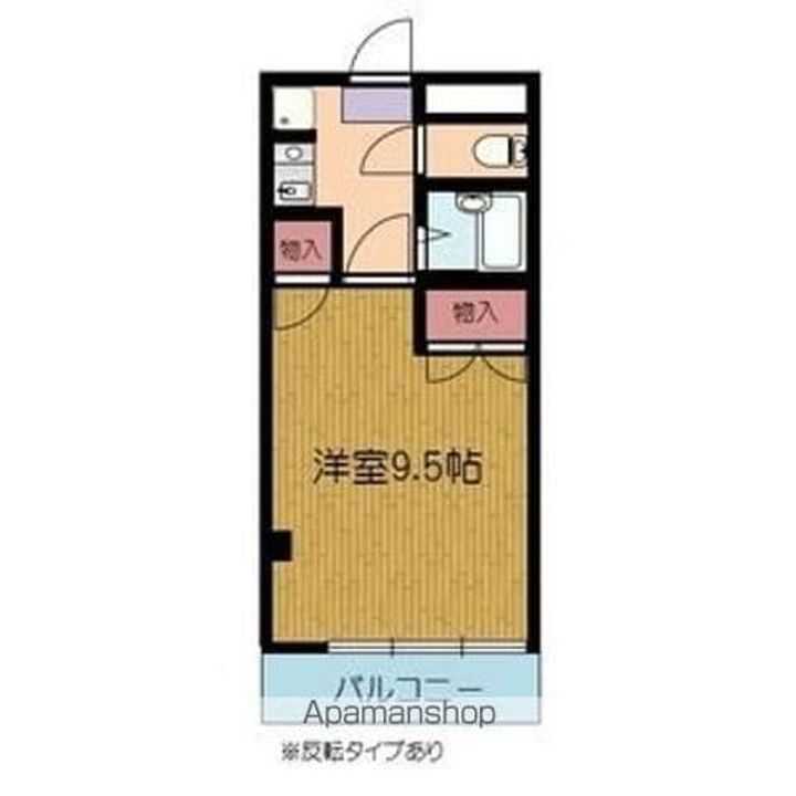 岩手県盛岡市高松1丁目の賃貸マンションの間取り