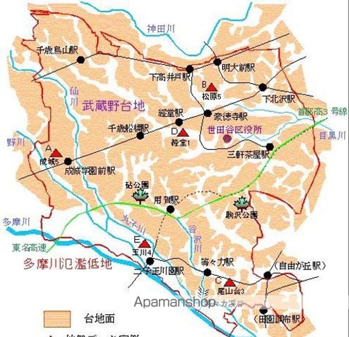 東京都世田谷区砧6丁目の賃貸マンションのその他画像