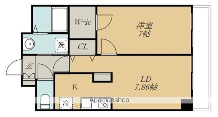 NASIC仙台東口412の間取り