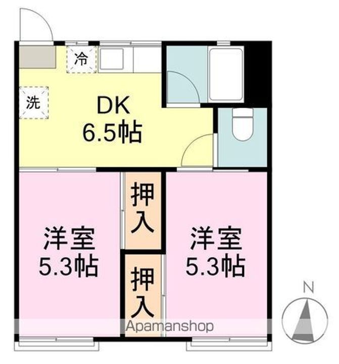 コーポきりしまの間取り