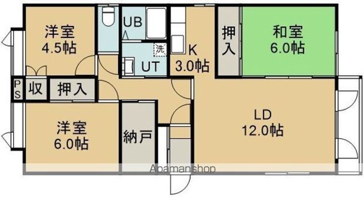 LEXUS七重浜B(レクサスナナエハマビー)103の間取り