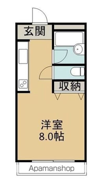 浜四拾五番館306の間取り