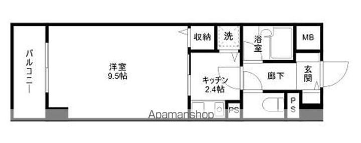 ダイアパレス沼垂四ツ角の間取り
