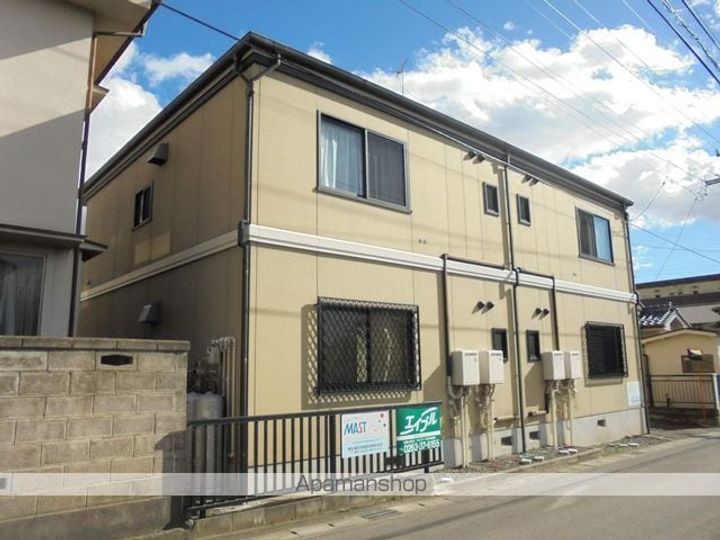 長野県松本市北深志2丁目の賃貸アパートの外観