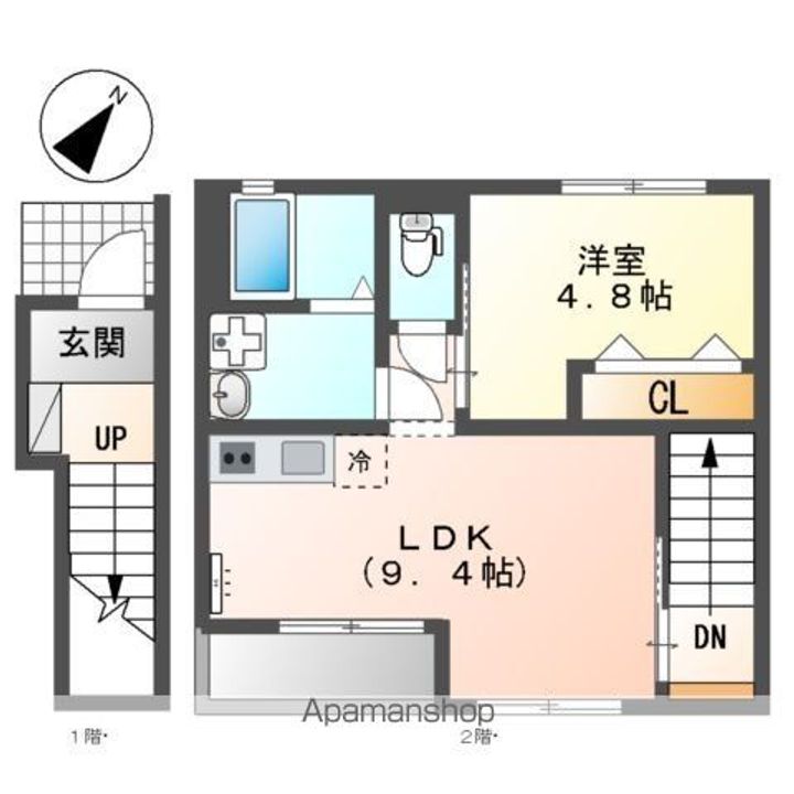 IVY FIELD Ⅰ (アイヴィー フィールド ワン)の間取り