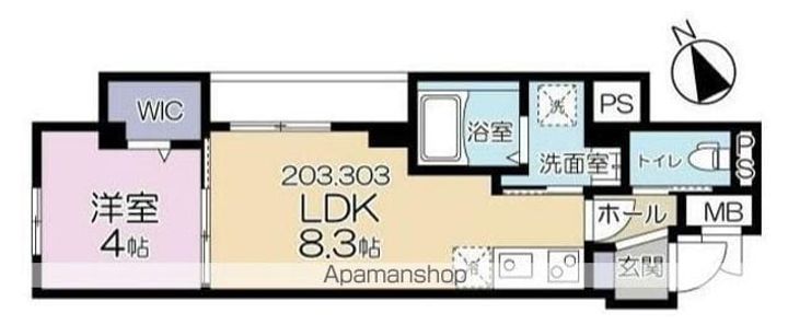GREEN GARDEN YOTSUYAの間取り
