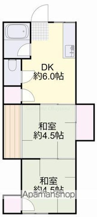 杉岡アパートの間取り