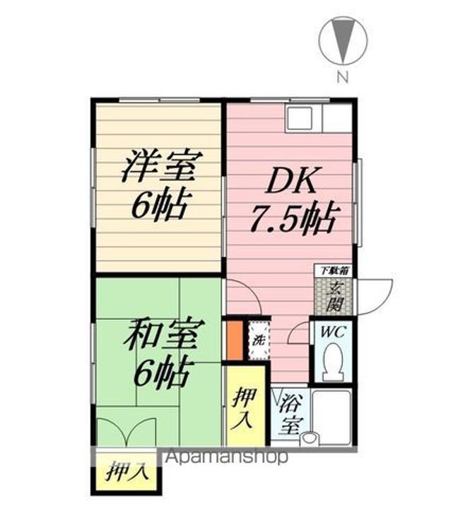 メゾン亜希の間取り