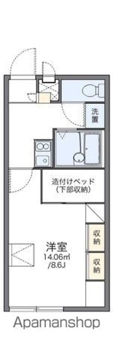 レオパレスシャトーBの間取り