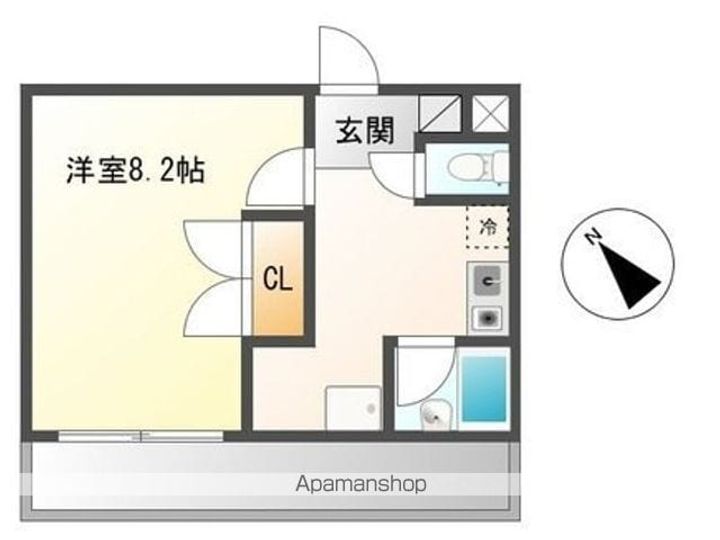 滋賀県彦根市平田町の賃貸マンションの間取り