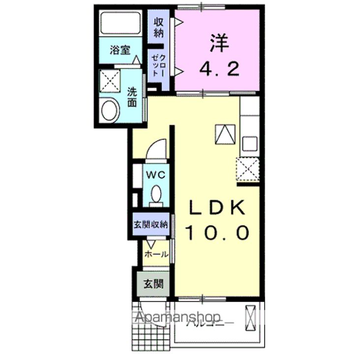 ハピネス休塚の間取り