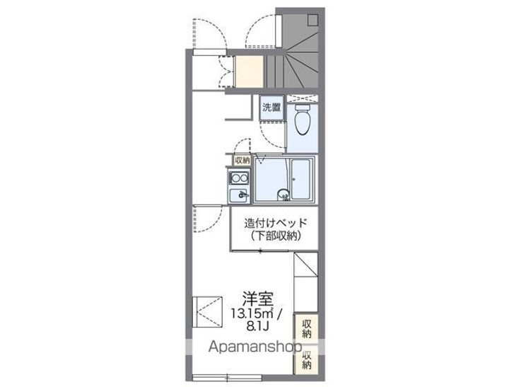 レオパレス三ッ橘107の間取り