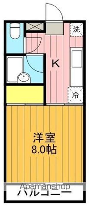 福島県郡山市鶴見坦2丁目の賃貸アパートの間取り