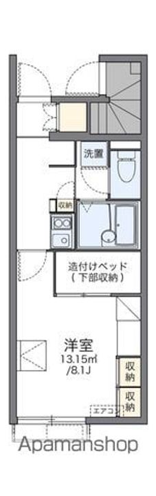 レオパレスカームパレスの間取り