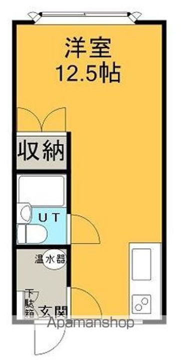 北海道網走市新町2丁目の賃貸アパートの間取り