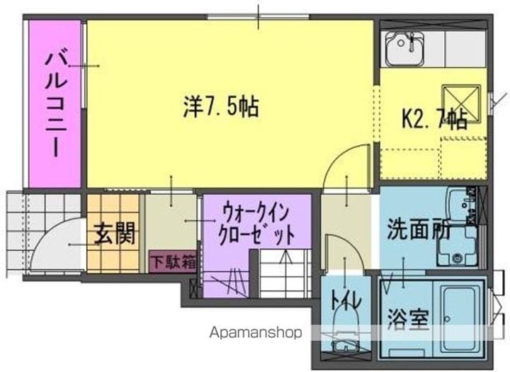 メゾンSKⅡ101の間取り