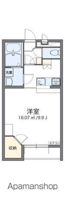 レオパレスせいらCの間取り