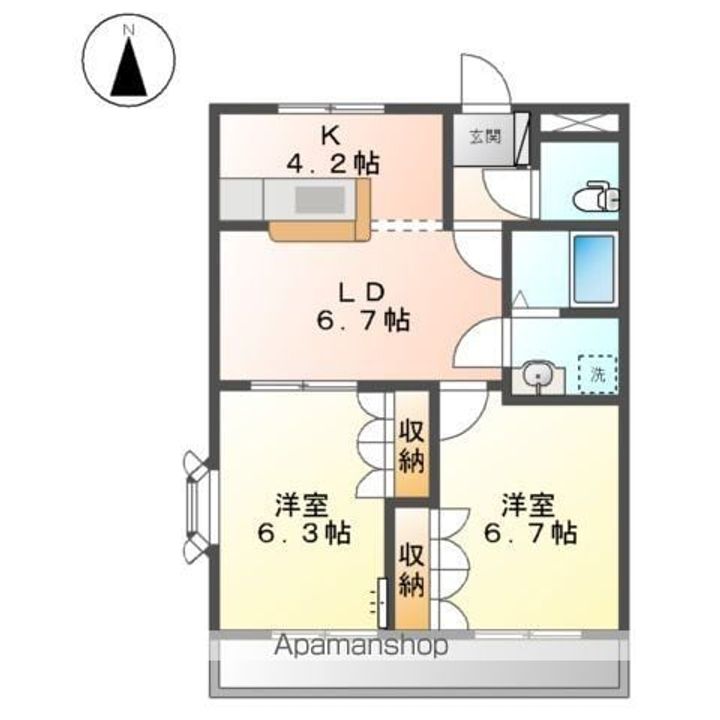 Vivat中野の間取り