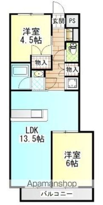 桃山ハイツの間取り