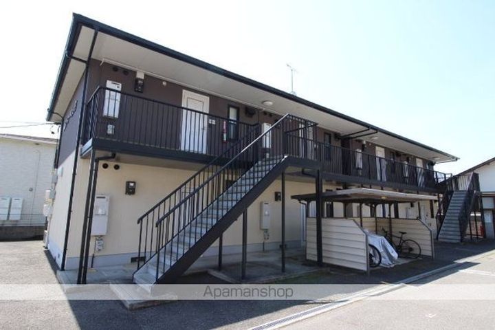 岡山県岡山市北区牟佐の賃貸アパートの外観