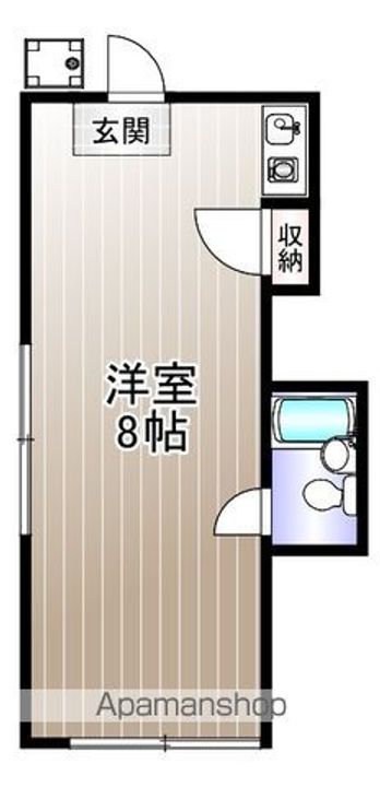 神奈川県川崎市宮前区有馬5丁目の賃貸マンションの間取り