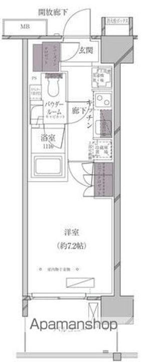 AーSTANDARD芝浦の間取り