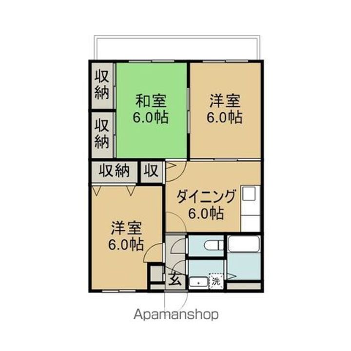 ロイヤルハイツ301の間取り