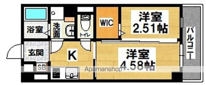 NU長居公園の間取り