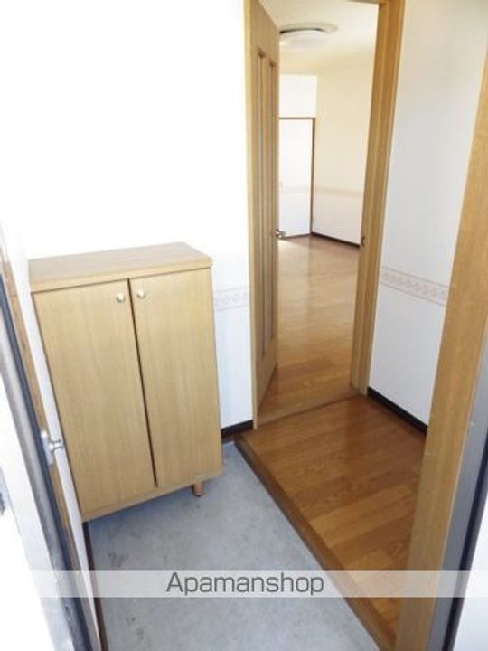 ハマナスハイツ202の玄関